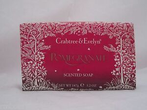 Crabtree & Evelyn Pomegranate Scented Soap Bar NEW 