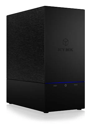 ICY BOX IB-RD3621U3 RAID Gehäuse f. 2x 3,5" SATA HDD USB 60045 B-Ware - Bild 1 von 4