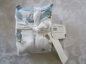 Pottery Barn Kids Peter Rabbit Pajama 2 Piece Size 8 White #9600V - Picture 1 of 6