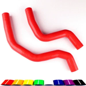 Red For Mitsubishi Lancer Evolution EVO 7 8 CT9A 4G63 Silicone Radiator Hose - Picture 1 of 5