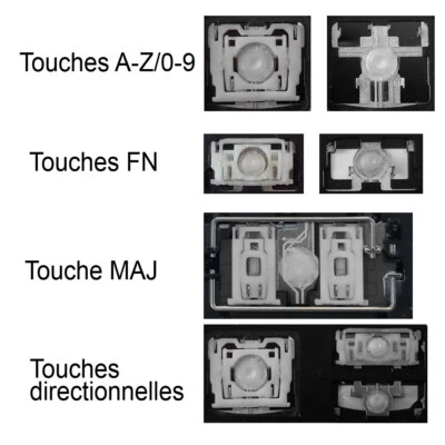 Touche de Clavier pour LENOVO V14, IdeaPad 3-14, Flex 5-14, Slim 7-14 - BACKLIT - Photo 1/4