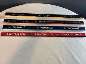 Lot Of (185)pcs PS2 PS3 PSP Greatest Hits 2ft Shelving Labels Banners Paperboard - Picture 1 of 3