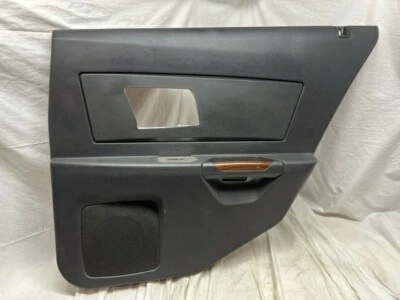 2003-2007 CADILLAC CTS PASSENGER RIGHT REAR Inner Door Panel OEM Black W/ Switch - Image 1 of 4