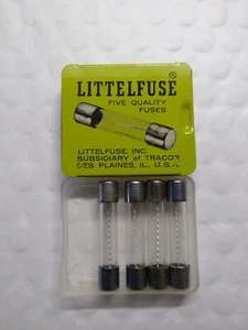 Lote of 4  6A 32V Slo-Blo Glass Catridge Fuses - Picture 1 of 1