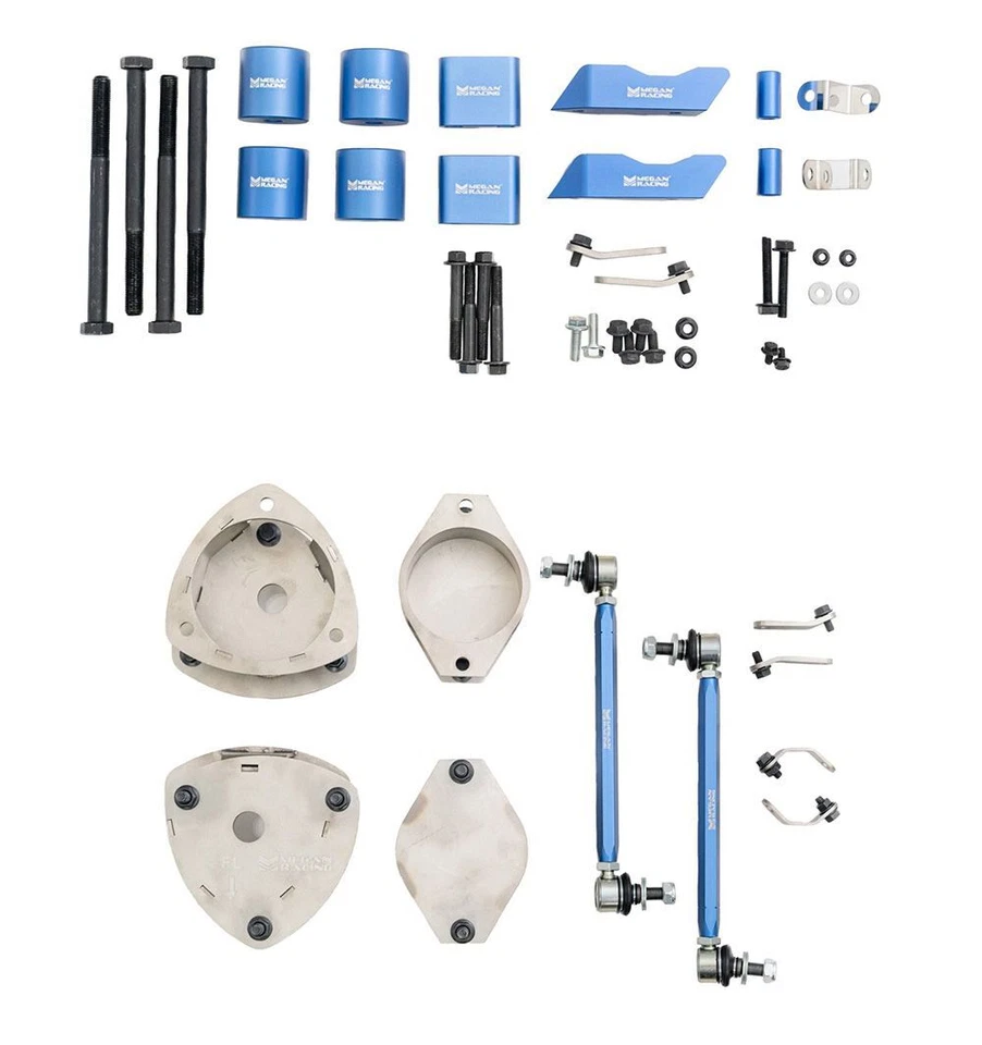 Kit de elevación espaciador MEGAN SFT delantero + 40 mm trasero + 58 mm para Subaru Forester 19-23 Foto 1 de 2