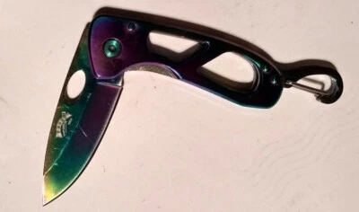 Twilight  Titanium   Folder  3 "  Stainless Steel  w/ Titanium Coating  * SALE * - Image 1 of 4