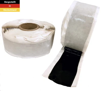 Bitumen Dichtband DSK 50 mm Rolle 10 m, doppelseitig klebend, Elastomerbitumen - Bild 1 von 2
