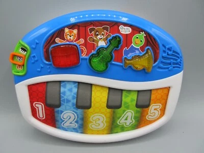 Baby Einstein Discover Play Musical Piano Toy 3 Languages Animal Sounds Tested - Image 1 of 4