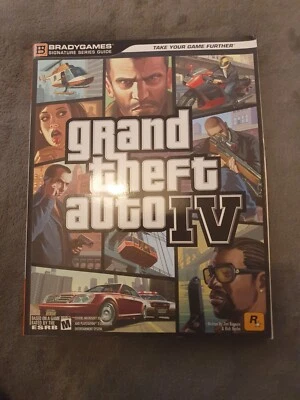 GTA 4 Grand Theft Auto IV Signature Series Brady Games Strategy Guide With Map - Image 1 of 4