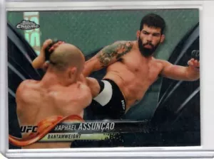 2018 Topps UFC Chrome RAPHAEL ASSUNCAO #63 Black Refractor 09/10 Rare SSP - Picture 1 of 1