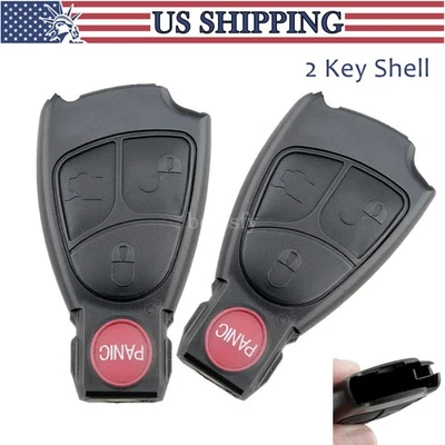 2 Para 2001 2002 2003 2004 2005 Mercedes C230 C240 C320 CL500 E55 Carcasa Llave Foto 1 de 4