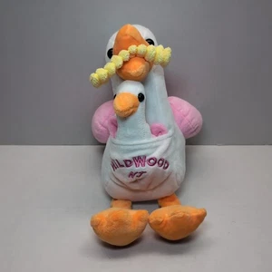 Möwe mit Pommes Frites Wildwood NJ mit Baby Plüschtier Rosa Fun Stuff - Bild 1 von 13