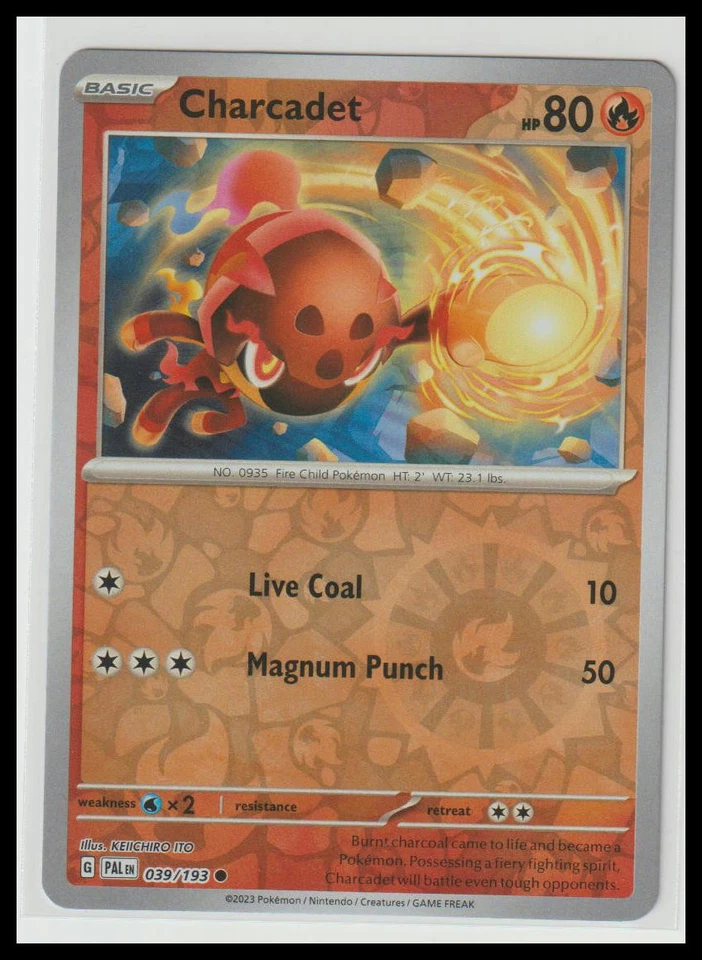 SV02: Paldea Evolved #039/193 Charcadet Reverse Holo - Image 1 of 1