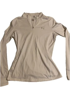 Women’s Hurley ColdGear Fitted White Athletic Top Size L - Picture 1 of 8