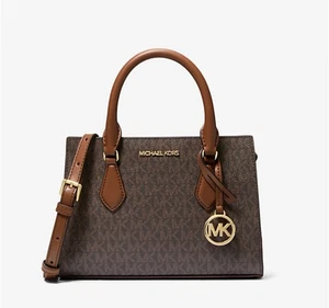 Michael Kors Sheila Small Signature Logo Satchel - Picture 1 of 12