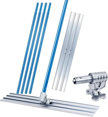 Bull Concrete Float 48"x8" Concrete Tool Trowel Float with 4 Handle Round End  - Image 1 of 4