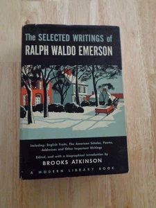 Selected Writings of Ralph Waldo Emerson by Brooks Atkinson HC/DJ 1950 - Bild 1 von 1