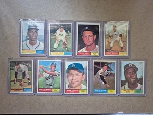 1961 Topps Baseball 9 Card Lot, Great Condition!!! Don Blasingame, Wally Moon - Picture 1 of 6