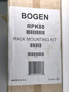 BOGEN RPK88 Rack Mount Kit / Mounting Plate for PCM system, New C-2 Charity - Picture 1 of 1