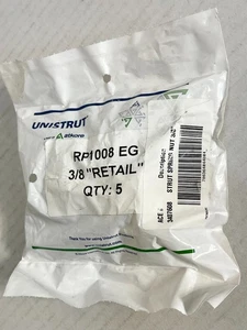NEW - Unistrut 3/8" Spring Nut, 5/pk,  (63) packs total, 315 total pcs, 3407608 - Picture 1 of 6