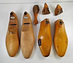 Vintage Wooden Shoe Stretchers Trees Pairs Bundle Mixed Job Lot Wildsmith - Picture 1 of 19