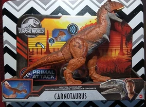 Jurassic World CARNOTAURUS Control N Conquer Primal Attack 2019 BATTERIEN TOT - Bild 1 von 4