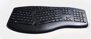 Adesso TruForm Media 1600CB - Wireless Ergonomic Keyboard - Black Needs Dongle - Picture 1 of 4