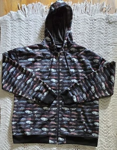 Upper Playground Classic Car All Over Print Hoodie Jacket Dennis Kennedy Sz 2XL - Picture 1 of 21