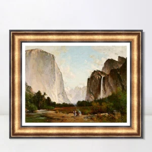 Lienzo enmarcado impresión de giclee montaña #133 por Albert Bierstadt arte de pared decoración del hogar - Imagen 1 de 16