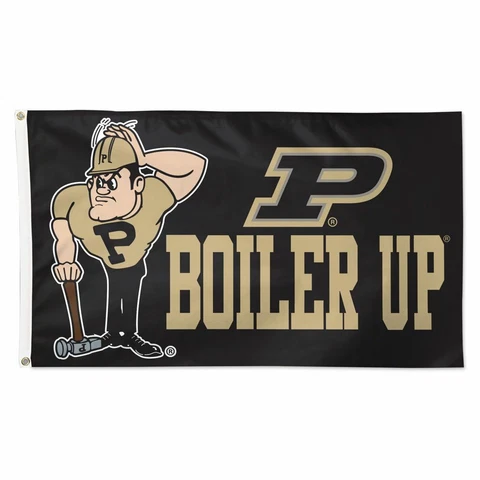 PURDUE BOILERMAKERS BOILER UP 3'X5' DELUXE FLAG NEW WINCRAFT 🚂 Cover