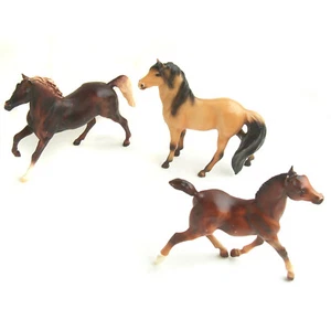 Breyer Horse Lot 3 Pony Foal Lot Brown Tan Black Reese Molding Co. - Picture 1 of 1