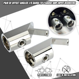 2x Reductor de cable de alimentación para automóvil desplazado en ángulo calibre 1/0 a calibre 4 amperios reductores de entrada - Imagen 1 de 13