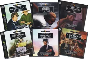 New TRAILBLAZERS BIOGRAPHY Series Set of 6 Audiobooks 17 Audio CDs - Picture 1 of 7
