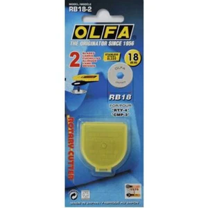 OLFA Rotary Cutter Spare Blades Select from RB18 RB28 RB45 RB60 leather/clothing - Picture 1 of 9