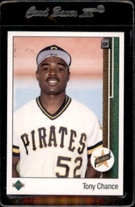 1989 Upper Deck #3 Tony Chance Pittsburgh Pirates - Nice Card!