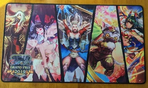 Force of Will FOW Stitched Playmat Play Mat 2019 Grand Prix Milan Top 8 Prize - Picture 1 of 1