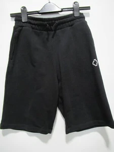 Marcelo Burlon County of Milan Kids Logo Print Black Sweat Shorts Size 12 *NWT* - Picture 1 of 9