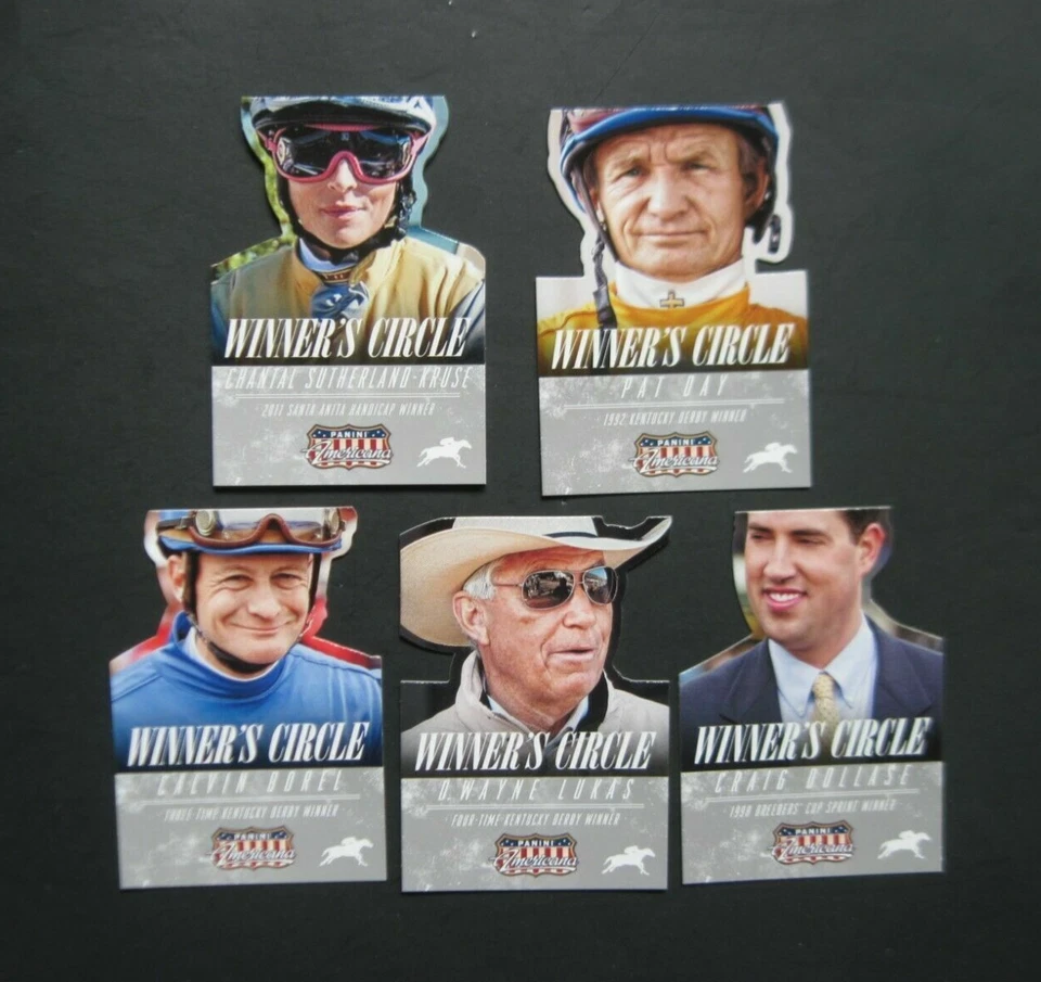 AMERICANA CARDS Winners Circle Horse Racing You pick Jockeys  2015 Panini - Image 1 of 1