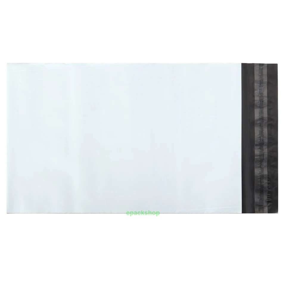 White Non-Padded Envelope Bag Poly Mailer (Width 4.3" - 12") x (Length 7" - 16") - Image 1 of 1