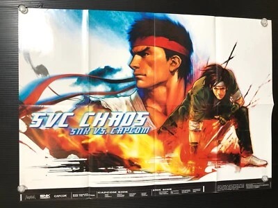 SNK vs CAPCOM SVC CHAOS / KYO&KEN : 2003 KOF•Street FighterII Poster (Fold:NM - Image 1 of 4
