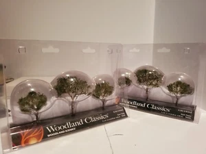 Árbol de goma Woodland Scenics TR3525 2 1/2" - 3 1/2" (3) - 2 paquetes vendidos juntos - Imagen 1 de 4