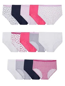 Fruit of the Loom Girls' Eversoft Brief Underwear, 14 Pack, Sizes 4-16 - Picture 1 of 1