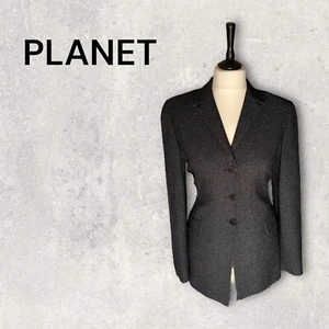 Planet Womens Single Breasted Longline Navy Jacket, Blazer , Business UK 8 - Picture 1 of 4