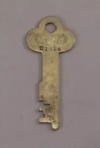 Chiave cassetta di sicurezza piatta vintage Yale & Towne # D1962 175 - Foto 1 di 2