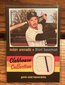 Nolan Arenado 2020 Heritage Clubhouse Collection Relic #CCR-NA - Picture 1 of 2