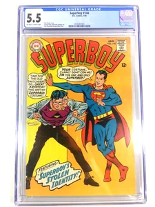 Superboy #144 CGC Graded 5.5 DC Comics 1968 "SUPERBOY'S STOLEN IDENTITY" - Bild 1 von 4