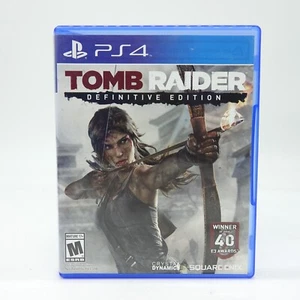 Tomb Raider Definitive Edition (Sony PlayStation 4, 2014) No Manual Tested - Picture 1 of 5