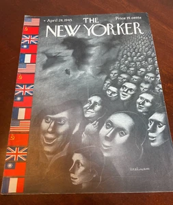 New Yorker Magazine Cover 1945 Aug 28 - Picture 1 of 3