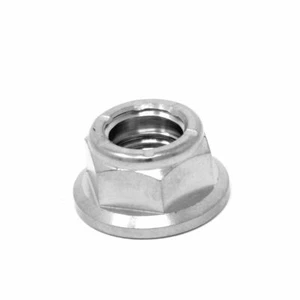 M10 x1.5 Titanium Lock Nut ALL METAL Ti locking Exhaust Manifold locknut PACK - Picture 1 of 10