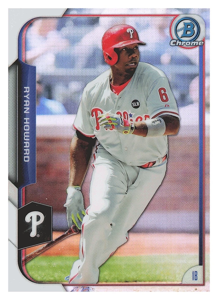 BB Ryan Howard 2015 Bowman Chrome Refractors #18 166/499 - Image 1 of 1